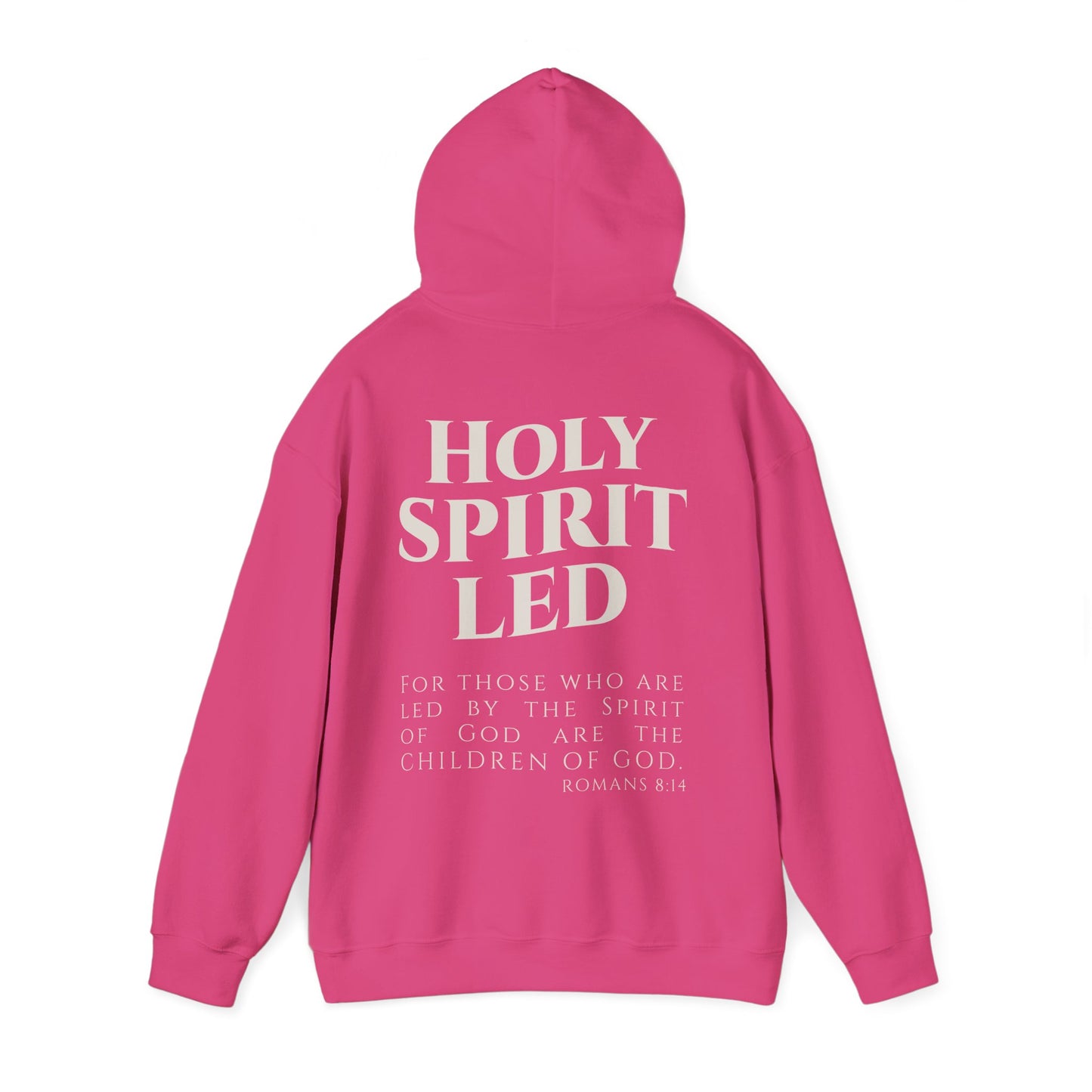 Holy Spirit Led Hoodie, Cozy Religious Sweatshirt, Christian Gift for Him/Her, Faith-Based Apparel, Inspirational Outfit