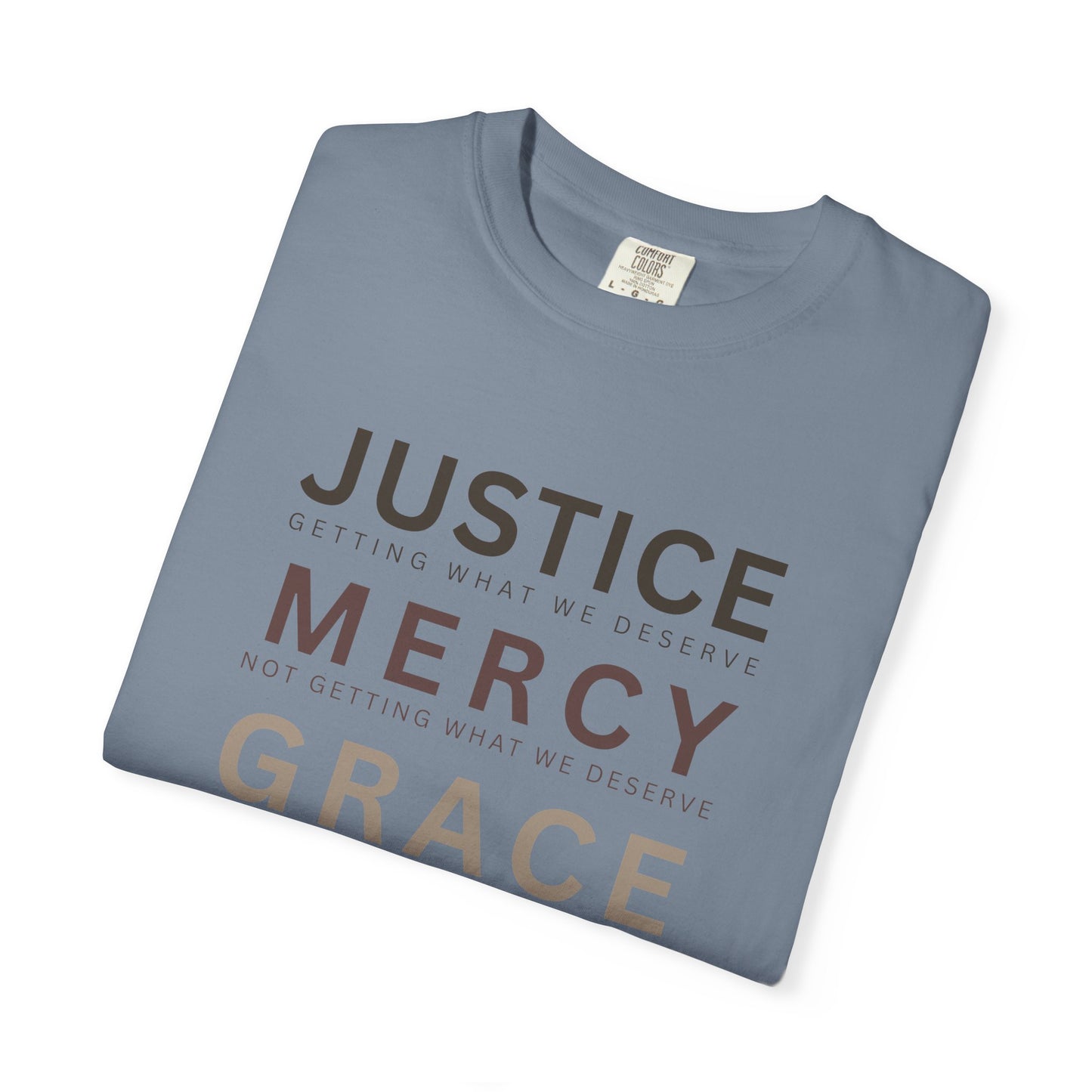 Comfort Colors® Justice Mercy Grace Christian T-Shirt