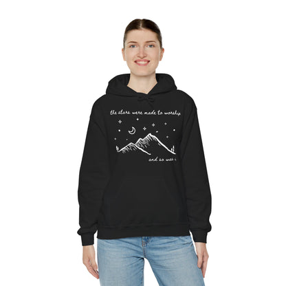 The Stars Were Made to Worship and So Was I Hoodie | Psalm 148 Inspired Christian Hoodie