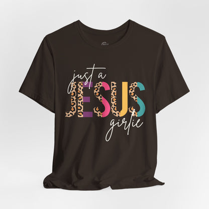 Just a Jesus Girlie tee | T-Shirt