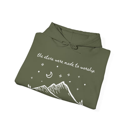 The Stars Were Made to Worship and So Was I Hoodie | Psalm 148 Inspired Christian Hoodie