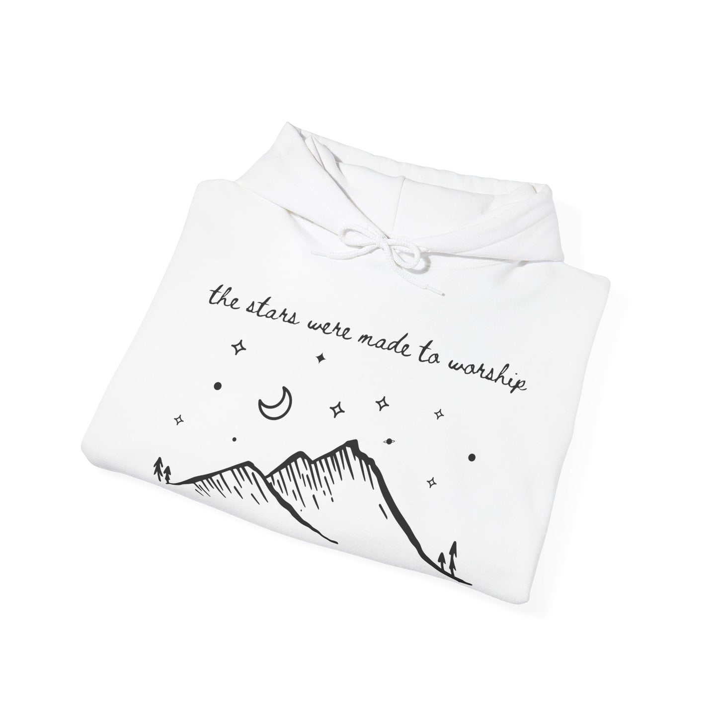 The Stars Were Made to Worship and So Was I Hoodie | Psalm 148 Inspired Christian Hoodie