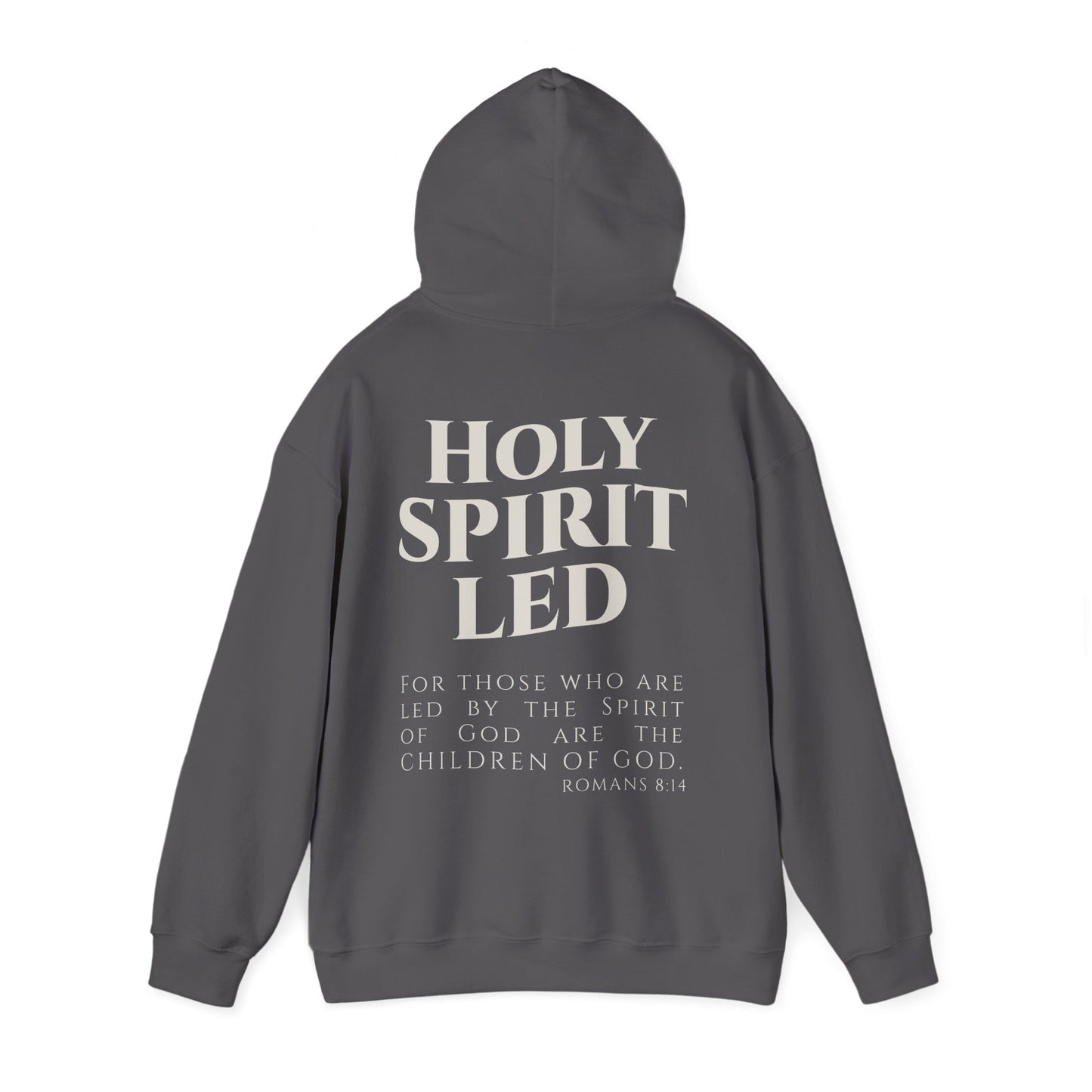 Holy Spirit Led Hoodie, Cozy Religious Sweatshirt, Christian Gift for Him/Her, Faith-Based Apparel, Inspirational Outfit