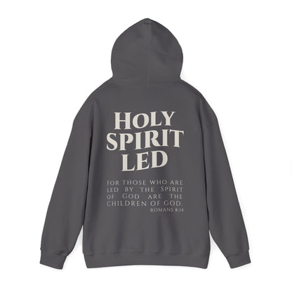 Holy Spirit Led Hoodie, Cozy Religious Sweatshirt, Christian Gift for Him/Her, Faith-Based Apparel, Inspirational Outfit
