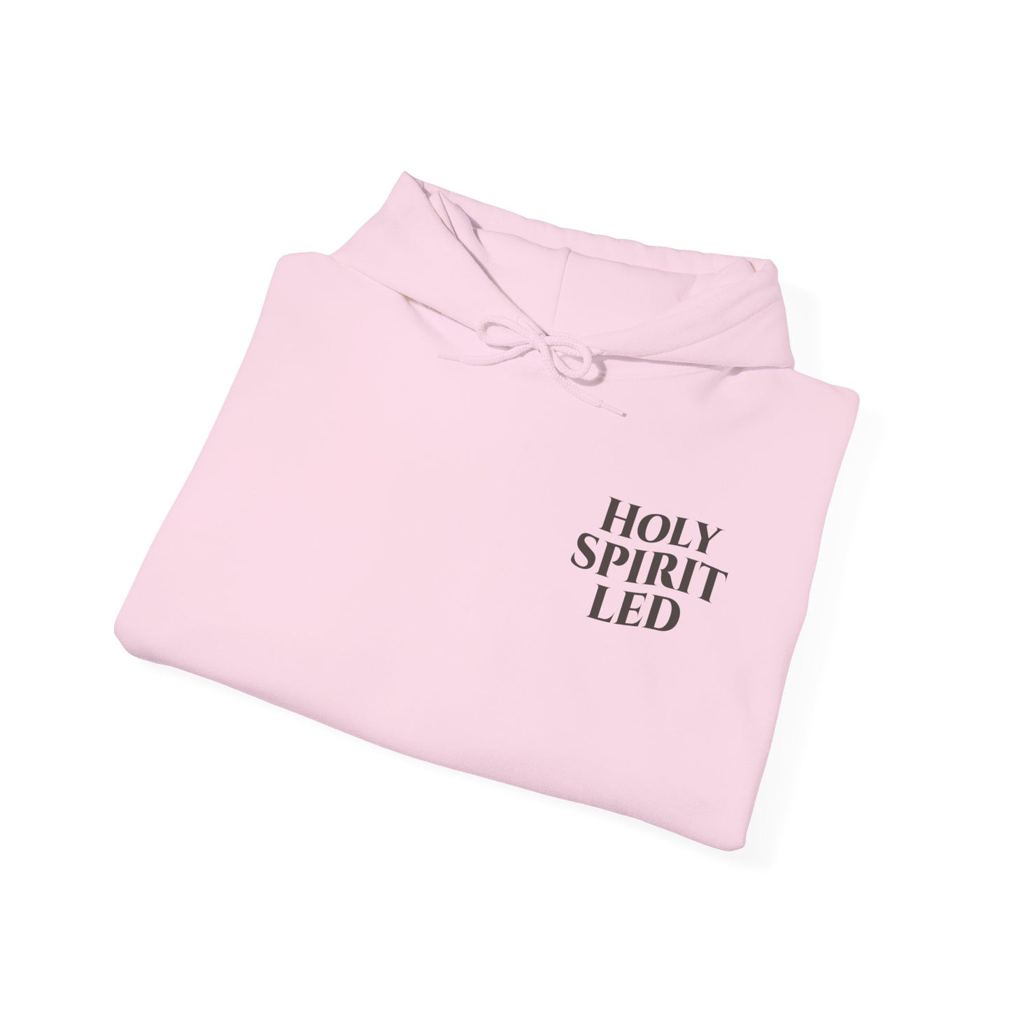 Holy Spirit Led Hoodie, Cozy Religious Sweatshirt, Christian Gift for Him/Her, Faith-Based Apparel, Inspirational Outfit