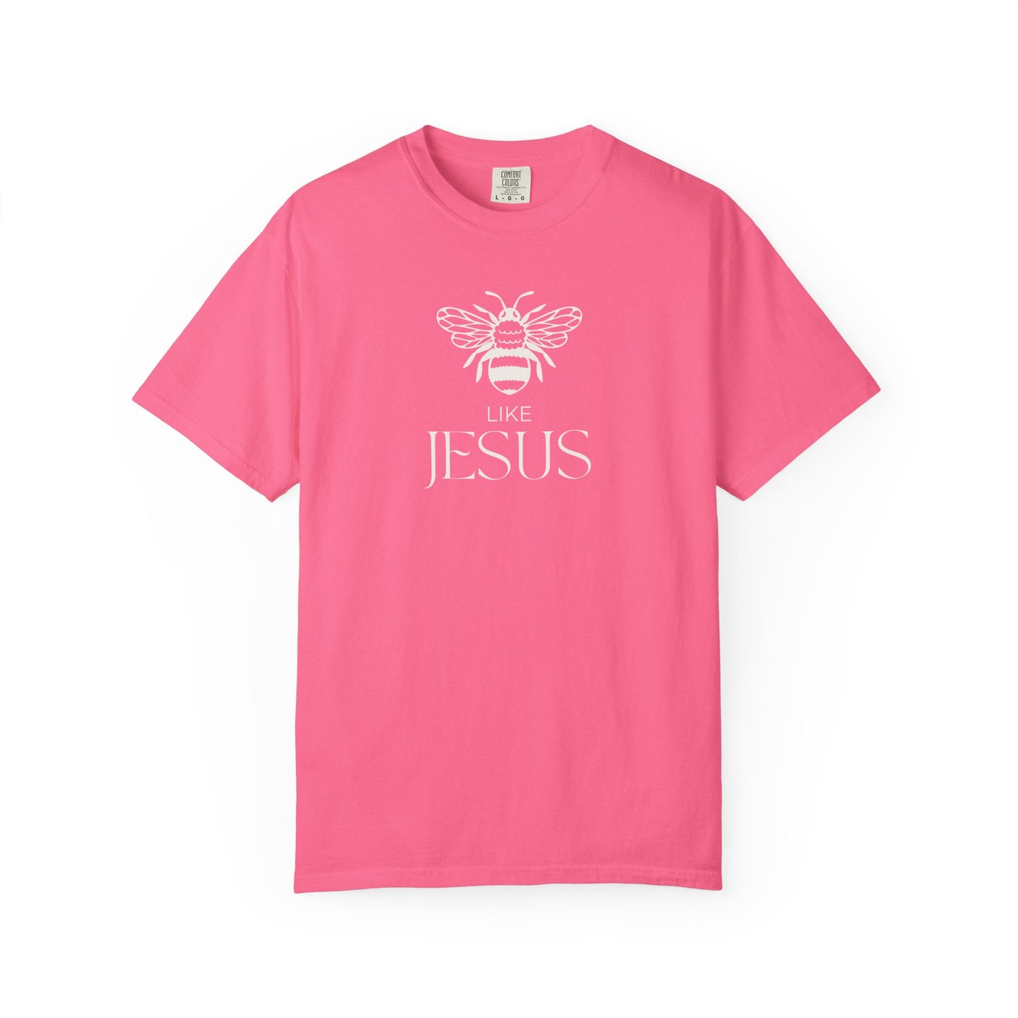 Bee Like Jesus Shirt – Christian Graphic Tee for Women – Faith-Based Apparel – Be Kind Like Jesus Shirt – Religious T-Shirt Gift Idea