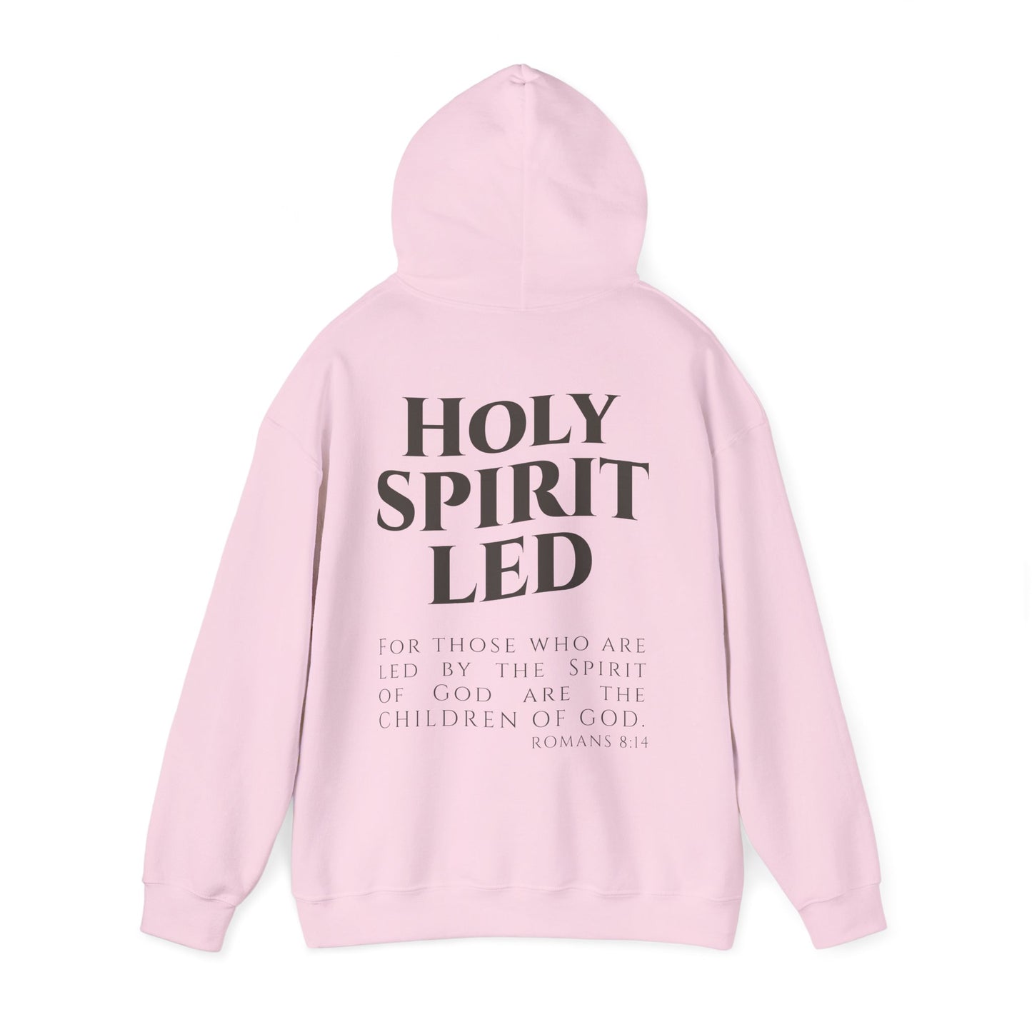 Holy Spirit Led Hoodie, Cozy Religious Sweatshirt, Christian Gift for Him/Her, Faith-Based Apparel, Inspirational Outfit