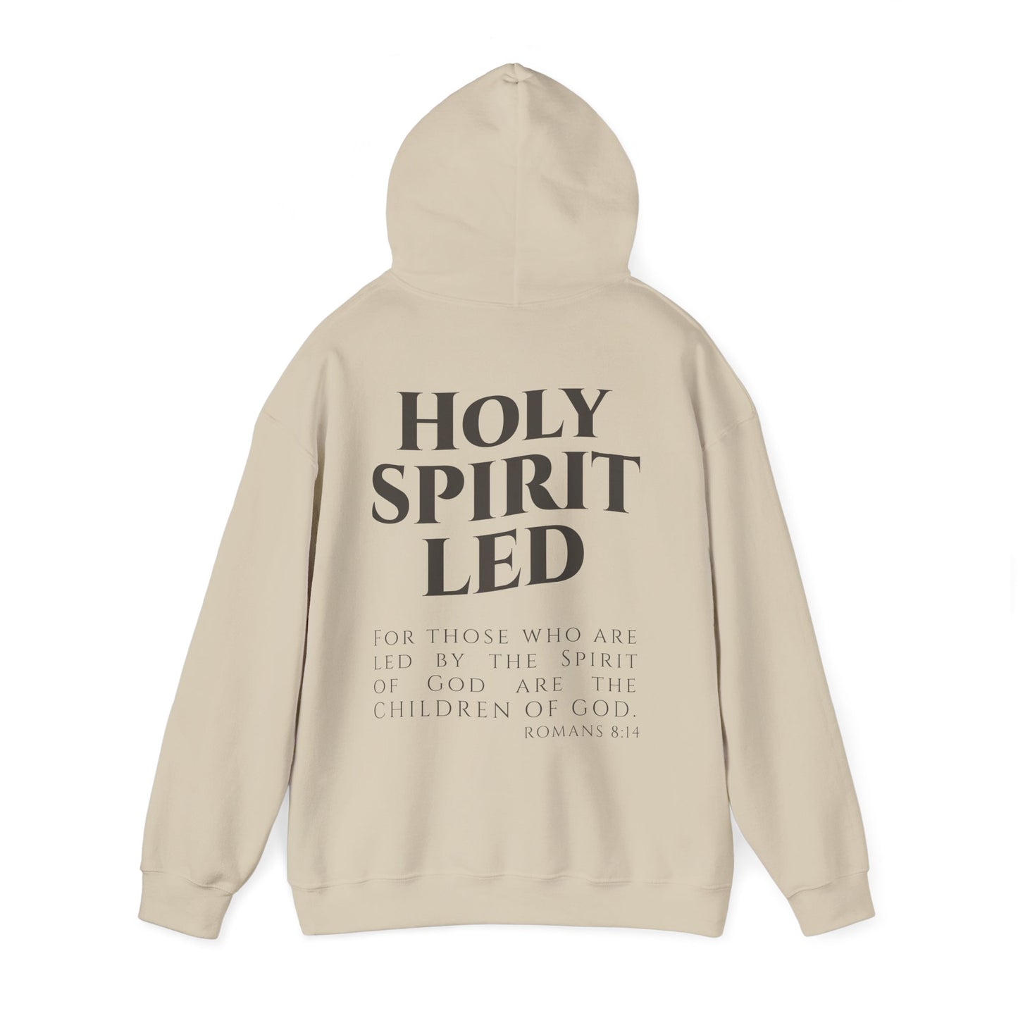 Holy Spirit Led Hoodie, Cozy Religious Sweatshirt, Christian Gift for Him/Her, Faith-Based Apparel, Inspirational Outfit