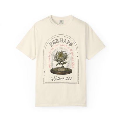 November Birth Flower T-Shirt | Esther 4:14 Christian Tee