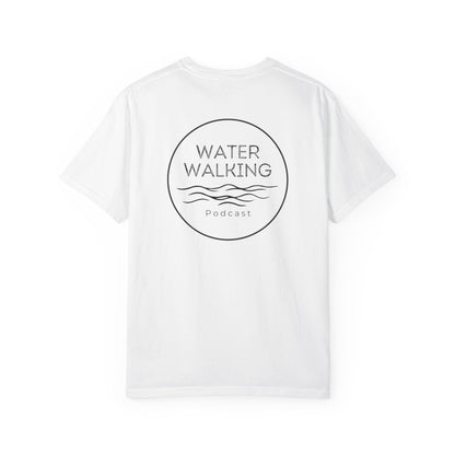 Water Walking Podcast T-Shirt | Walk by Faith Tee (Matthew 14:29)