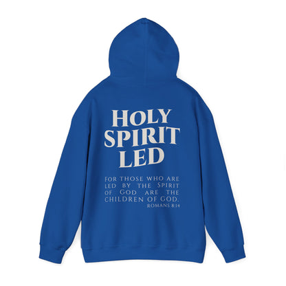 Holy Spirit Led Hoodie, Cozy Religious Sweatshirt, Christian Gift for Him/Her, Faith-Based Apparel, Inspirational Outfit