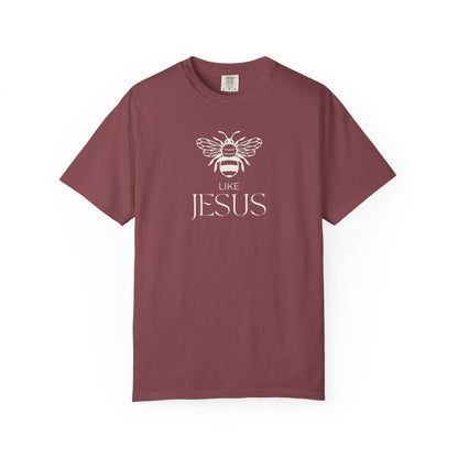 Bee Like Jesus Shirt – Christian Graphic Tee for Women – Faith-Based Apparel – Be Kind Like Jesus Shirt – Religious T-Shirt Gift Idea