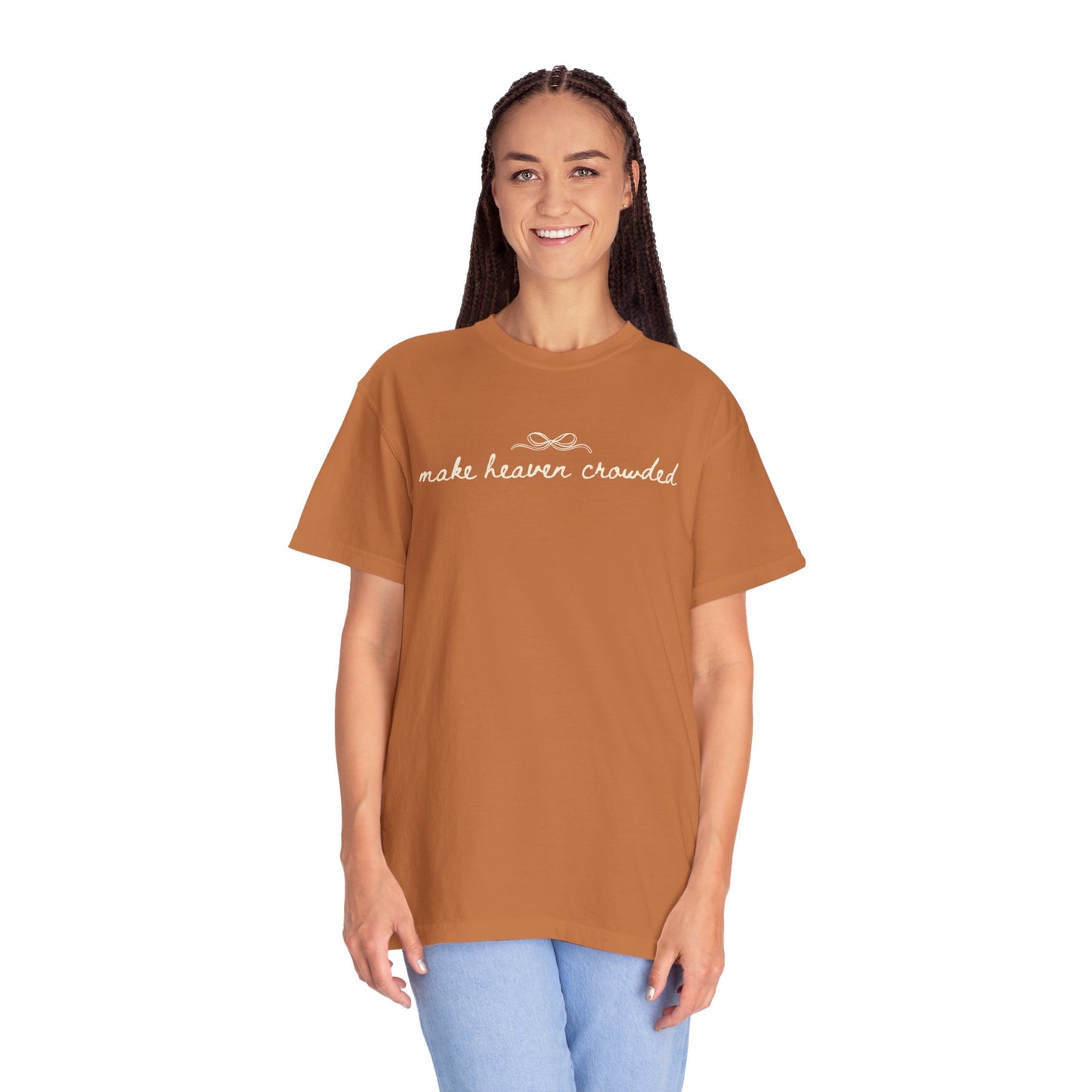 Comfort Colors® Make Heaven Crowded Shirt - Coquette Christian Faith Tee