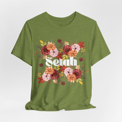 Selah Fall Floral T-Shirt – Cozy & Stylish for the Season
