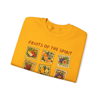 Fruits of the Spirit Postage Stamp Sweatshirt | Galatians 5:22-23