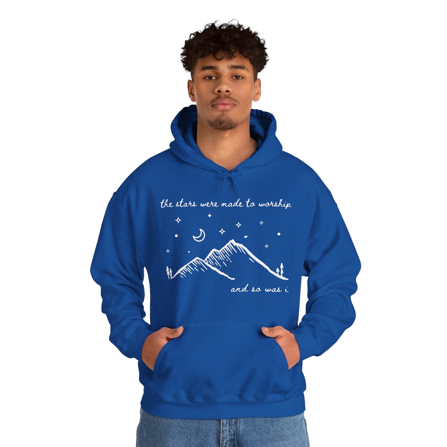 The Stars Were Made to Worship and So Was I Hoodie | Psalm 148 Inspired Christian Hoodie