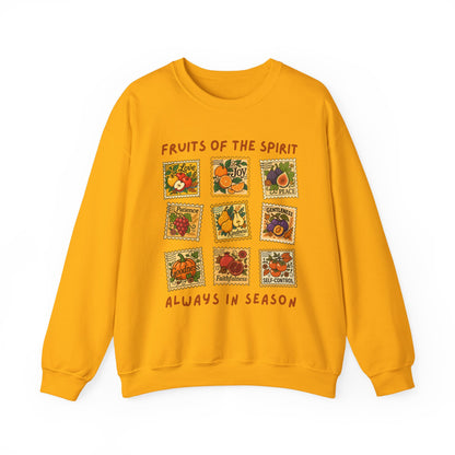 Fruits of the Spirit Postage Stamp Sweatshirt | Galatians 5:22-23