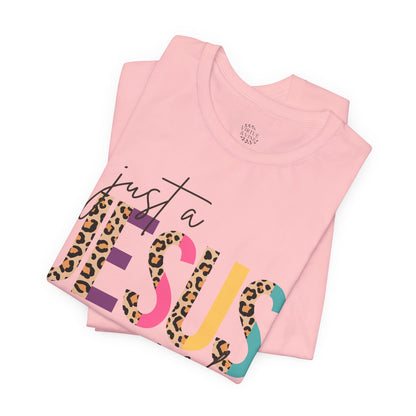 Just a Jesus Girlie tee | T-Shirt
