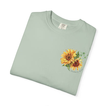 Do Not Worry T-Shirt | Matthew 6:34 Christian Sunflower Tee