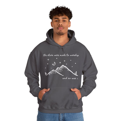 The Stars Were Made to Worship and So Was I Hoodie | Psalm 148 Inspired Christian Hoodie