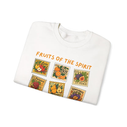 Fruits of the Spirit Postage Stamp Sweatshirt | Galatians 5:22-23