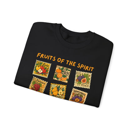 Fruits of the Spirit Postage Stamp Sweatshirt | Galatians 5:22-23