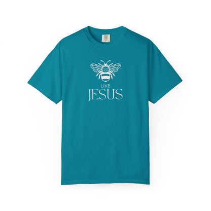 Bee Like Jesus Shirt – Christian Graphic Tee for Women – Faith-Based Apparel – Be Kind Like Jesus Shirt – Religious T-Shirt Gift Idea