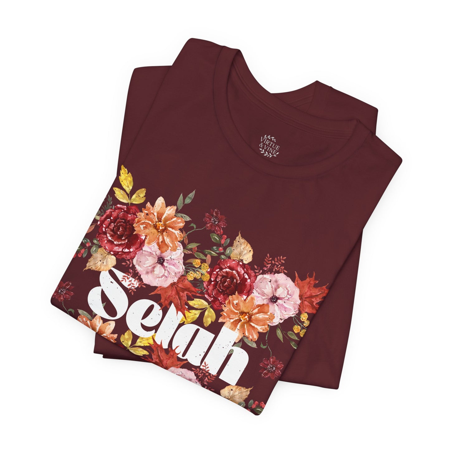 Selah Fall Floral T-Shirt – Cozy & Stylish for the Season