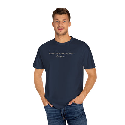 Comfort Colors® Jesus Is Coming Shirt – Revelation Bible Tee, End Times Faith Gift Idea