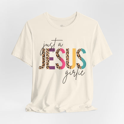 Just a Jesus Girlie tee | T-Shirt