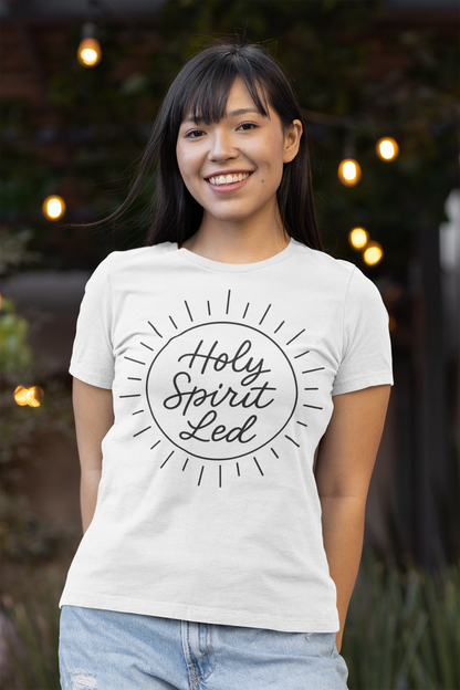 “Holy Spirit Led” Minimalist T-Shirt – John 14:26 Inspired