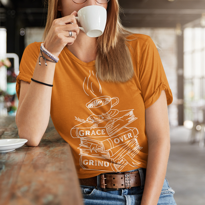 Grace Over Grind – Christian T-Shirt