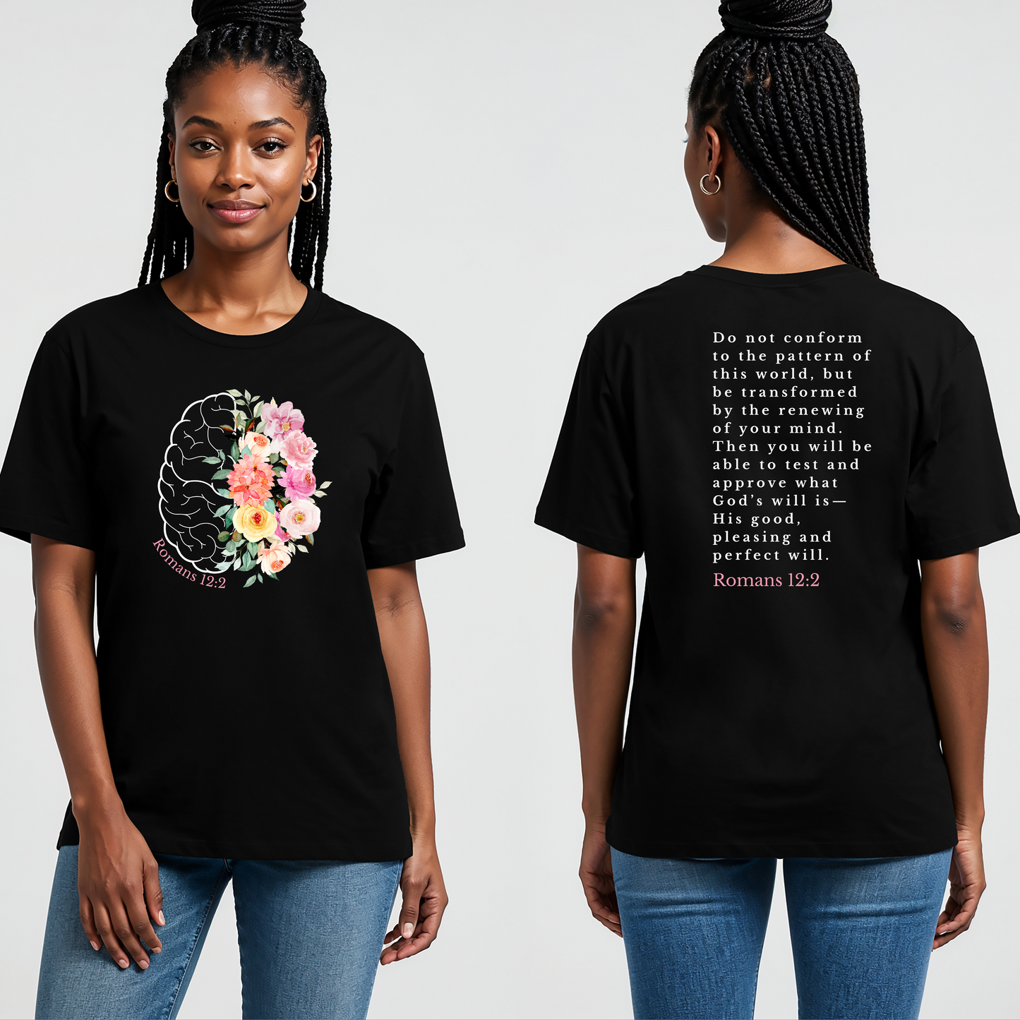 Romans 12:2 Shirt – Renew Your Mind Christian Tee