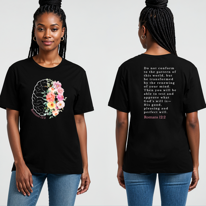 Romans 12:2 Shirt – Renew Your Mind Christian Tee