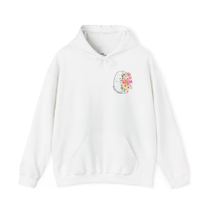 Hoodie Do Not Conform brain with flowers Tee | Romans 12:2 religious sweatshirt