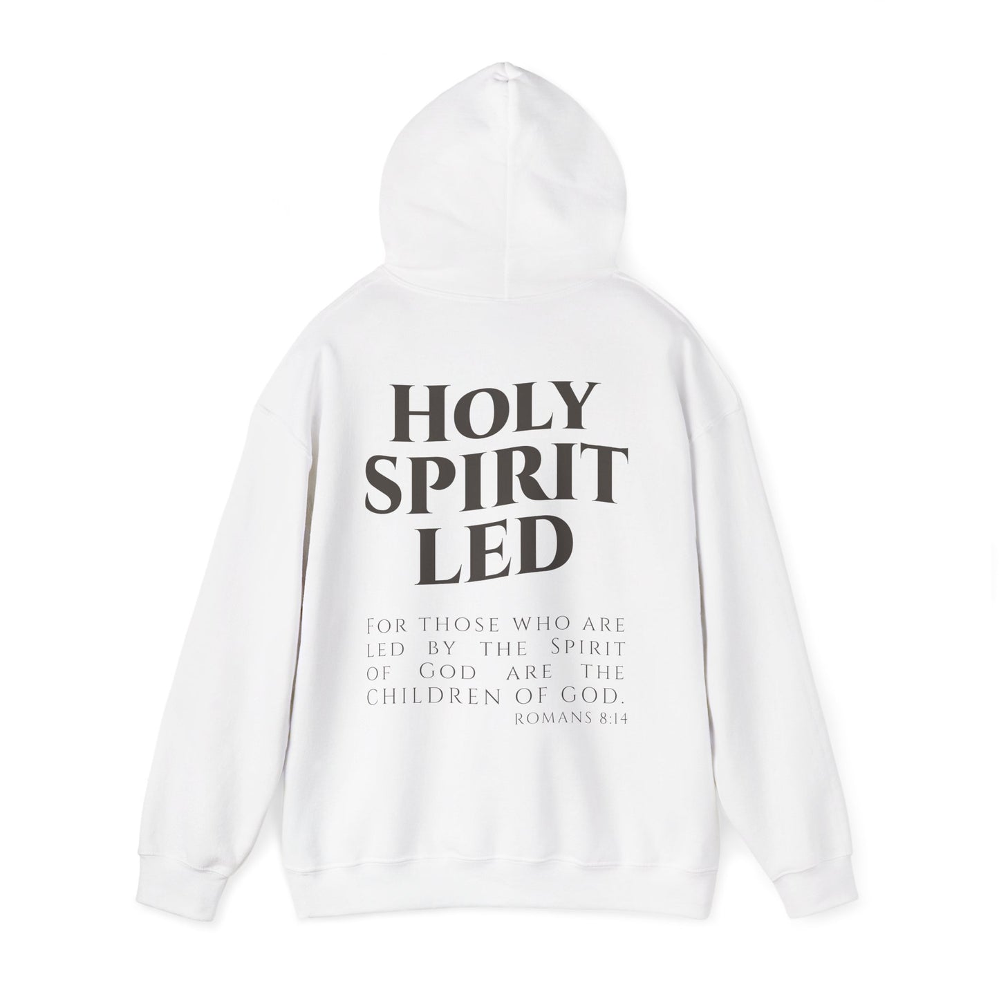 Holy Spirit Led Hoodie, Cozy Religious Sweatshirt, Christian Gift for Him/Her, Faith-Based Apparel, Inspirational Outfit