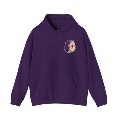 Hoodie Do Not Conform brain with flowers Tee | Romans 12:2 religious sweatshirt