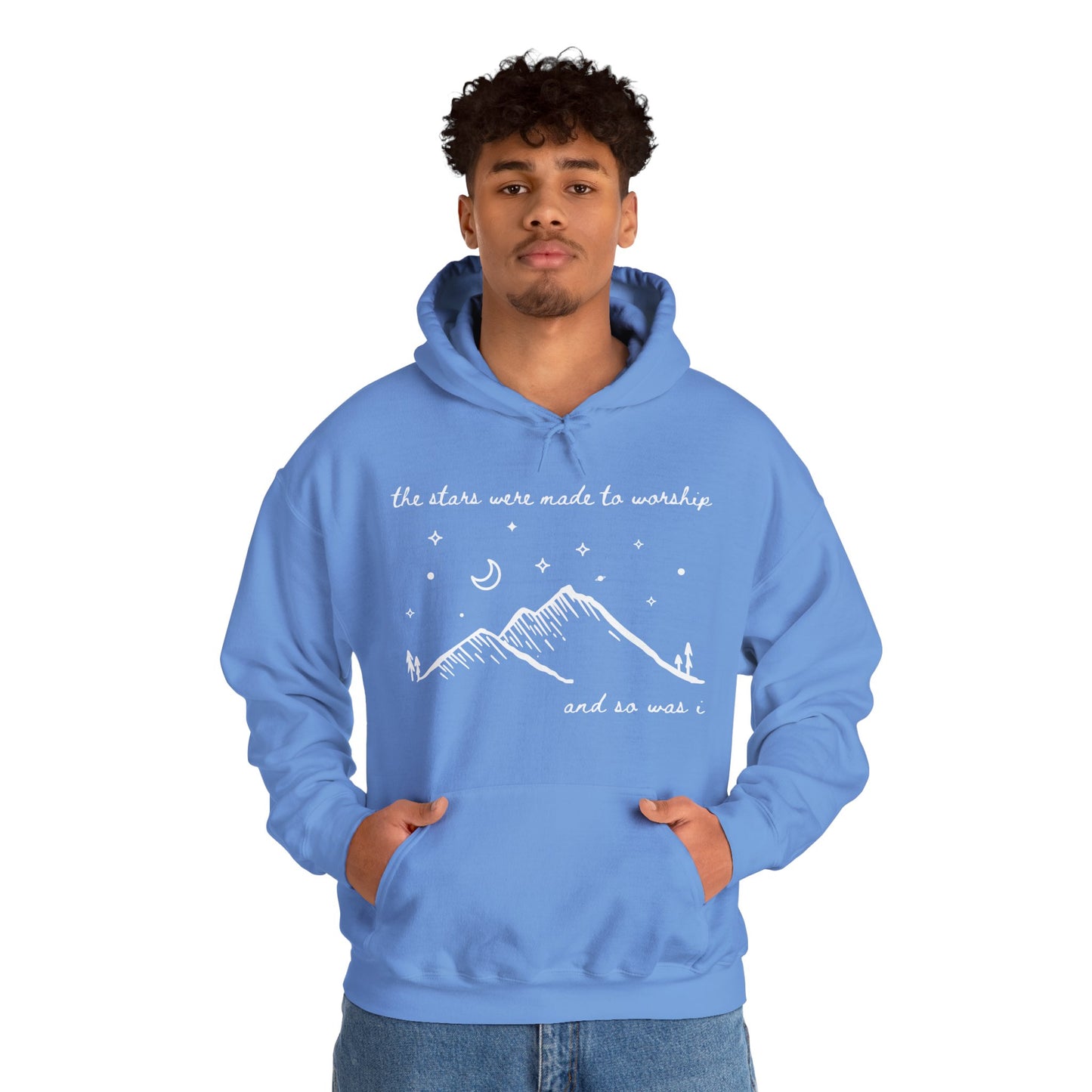 The Stars Were Made to Worship and So Was I Hoodie | Psalm 148 Inspired Christian Hoodie