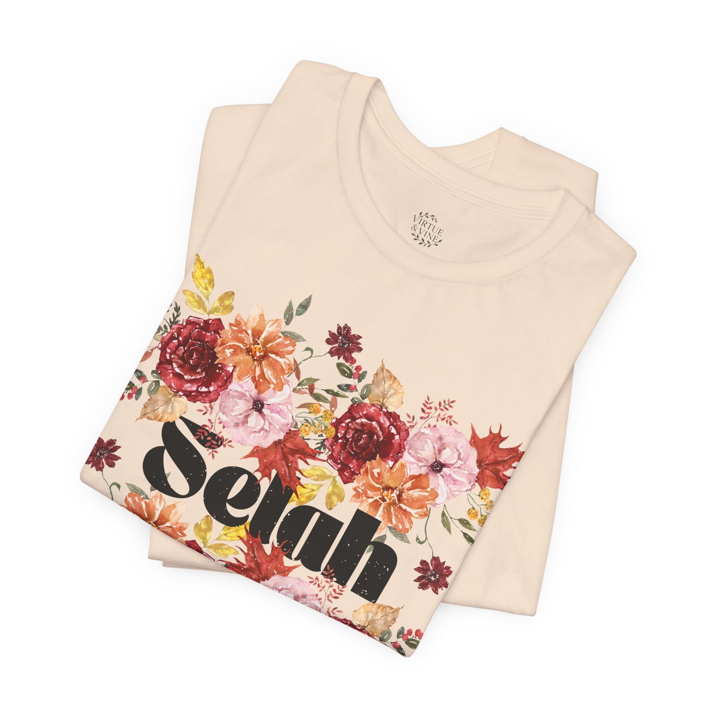 Selah Fall Floral T-Shirt – Cozy & Stylish for the Season