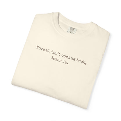 Comfort Colors® Jesus Is Coming Shirt – Revelation Bible Tee, End Times Faith Gift Idea