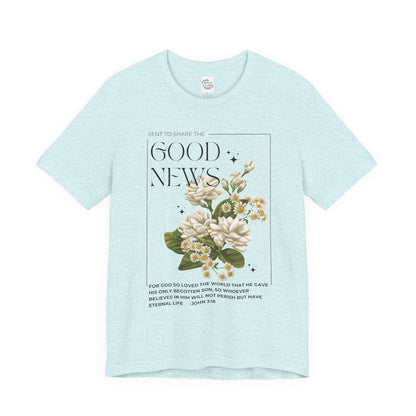 "Good News" Floral Tee