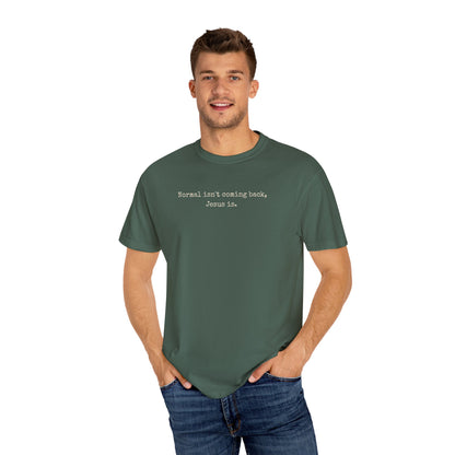 Comfort Colors® Jesus Is Coming Shirt – Revelation Bible Tee, End Times Faith Gift Idea