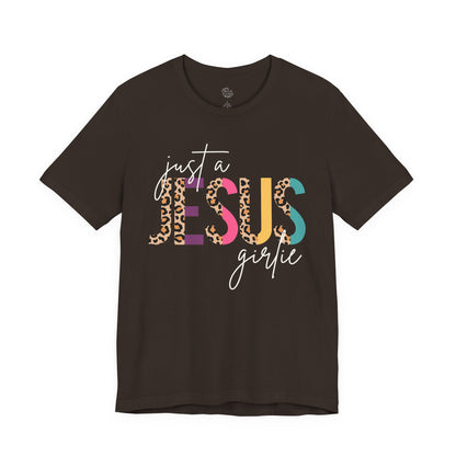 Just a Jesus Girlie tee | T-Shirt