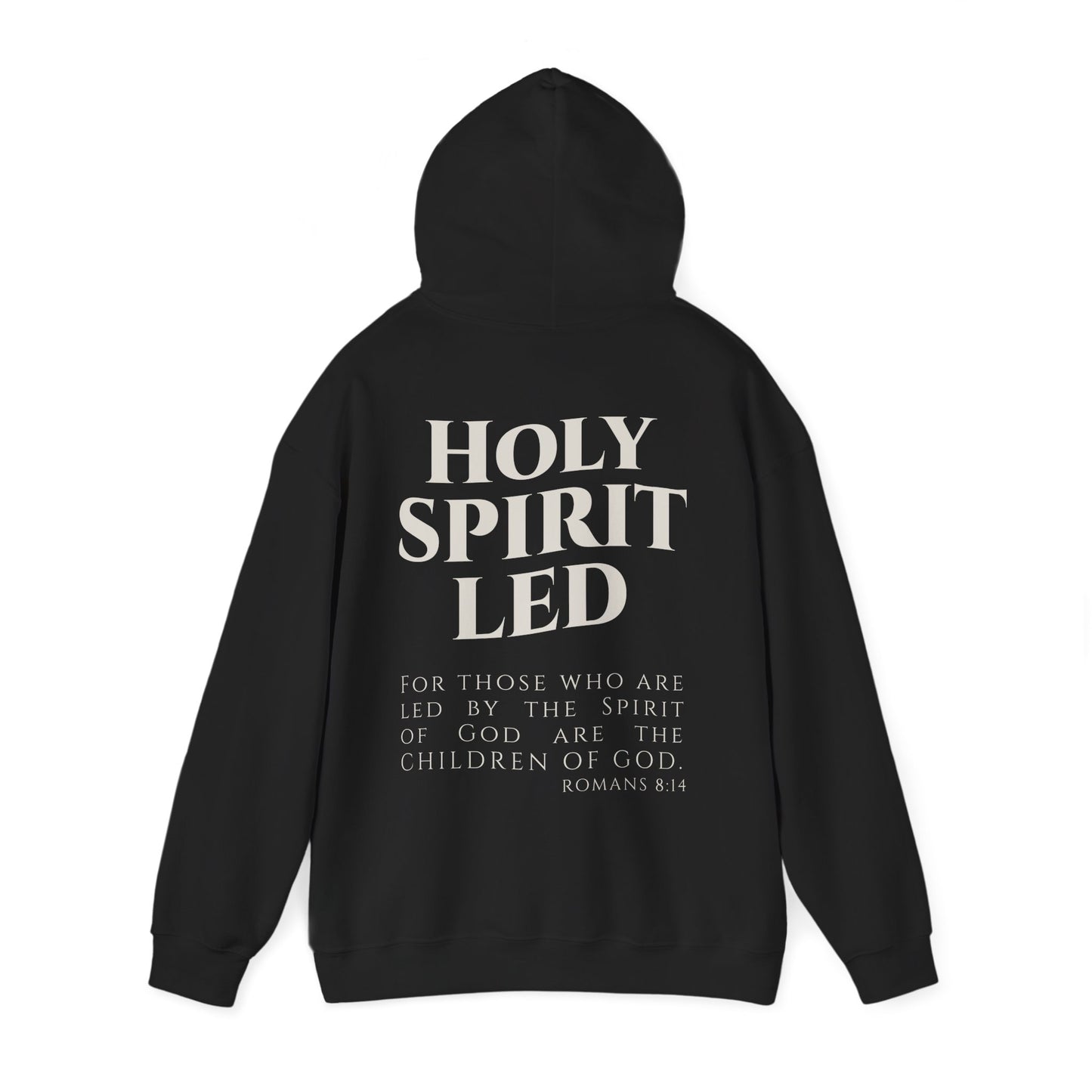 Holy Spirit Led Hoodie, Cozy Religious Sweatshirt, Christian Gift for Him/Her, Faith-Based Apparel, Inspirational Outfit