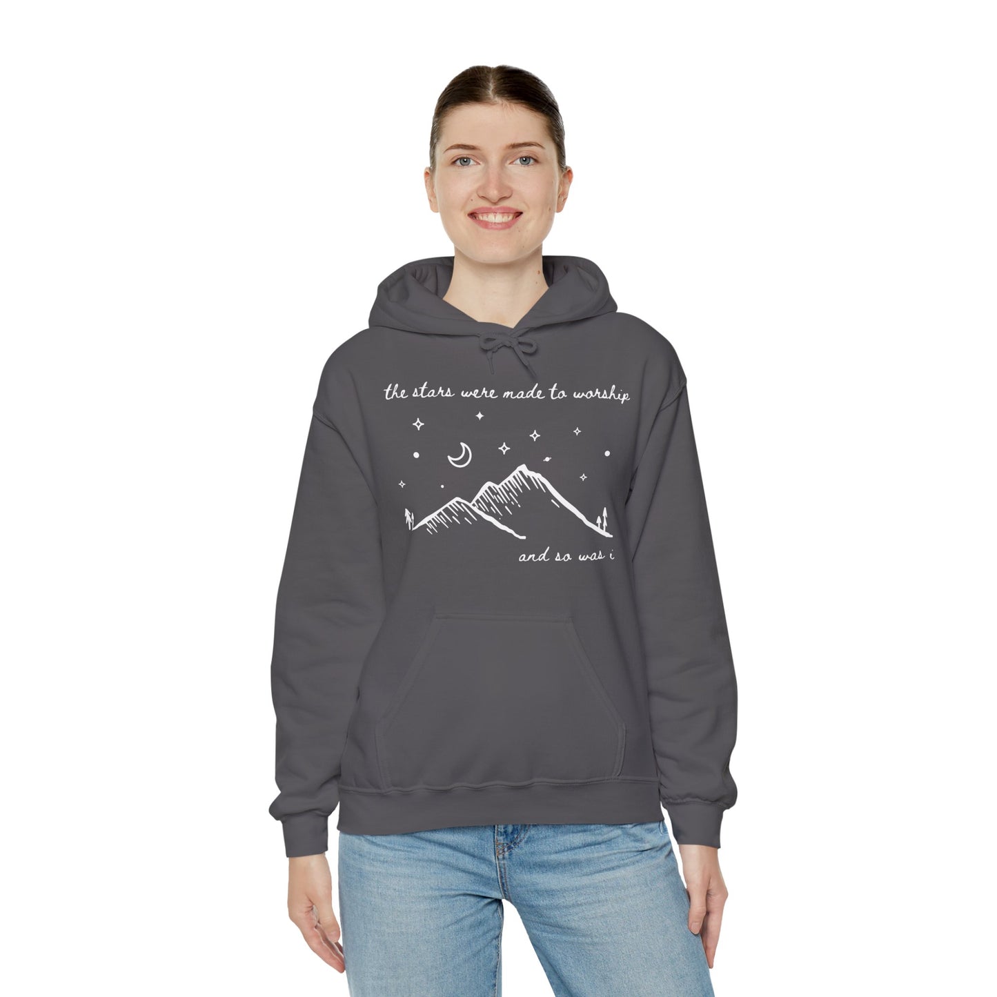 The Stars Were Made to Worship and So Was I Hoodie | Psalm 148 Inspired Christian Hoodie