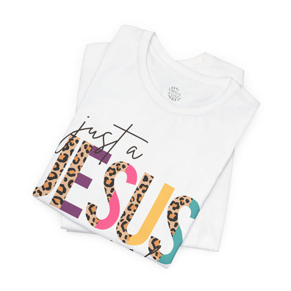 Just a Jesus Girlie tee | T-Shirt