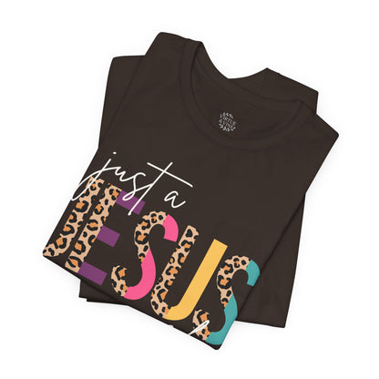 Just a Jesus Girlie tee | T-Shirt