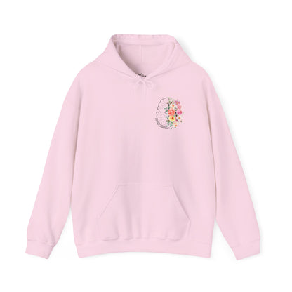 Hoodie Do Not Conform brain with flowers Tee | Romans 12:2 religious sweatshirt