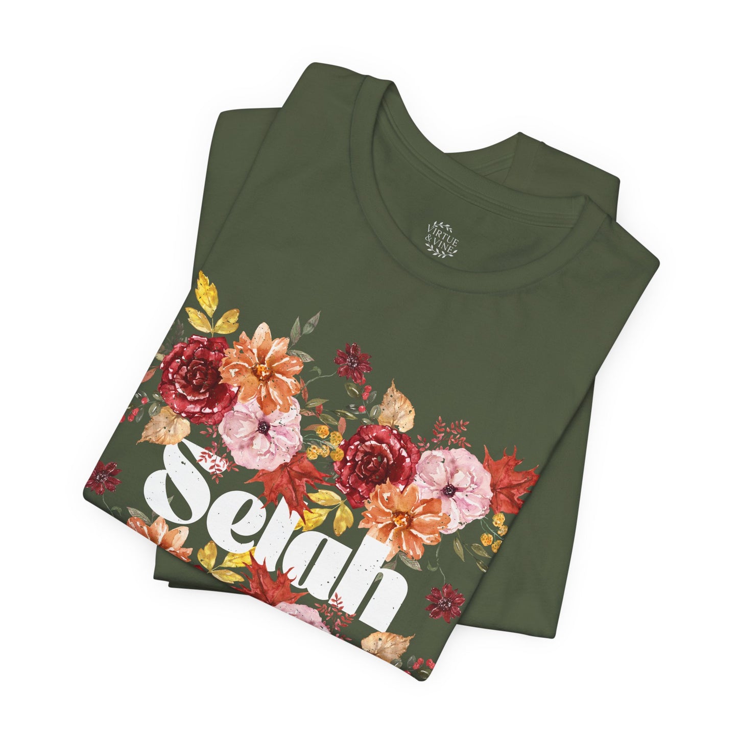 Selah Fall Floral T-Shirt – Cozy & Stylish for the Season