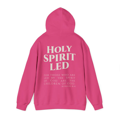 Holy Spirit Led Hoodie, Cozy Religious Sweatshirt, Christian Gift for Him/Her, Faith-Based Apparel, Inspirational Outfit